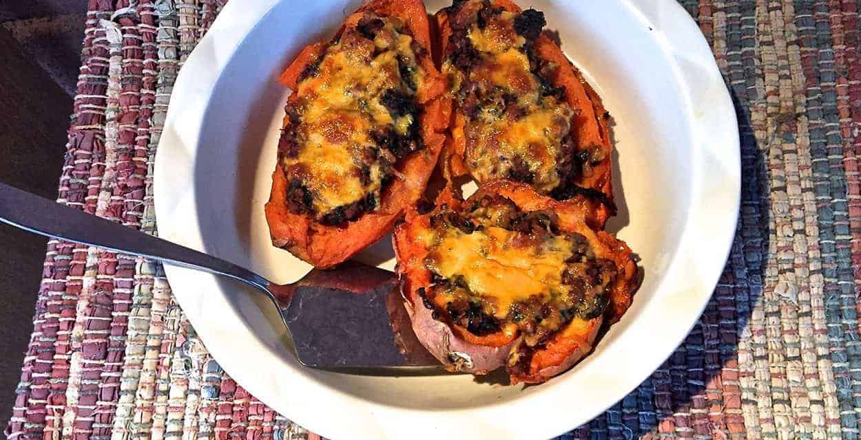 Stuffed Jeweled Yams with Tarragon