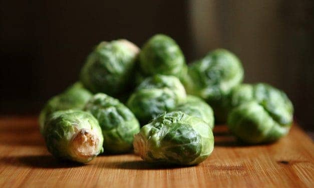 Crispy Brussels Sprouts with Bacon and Sieved Egg