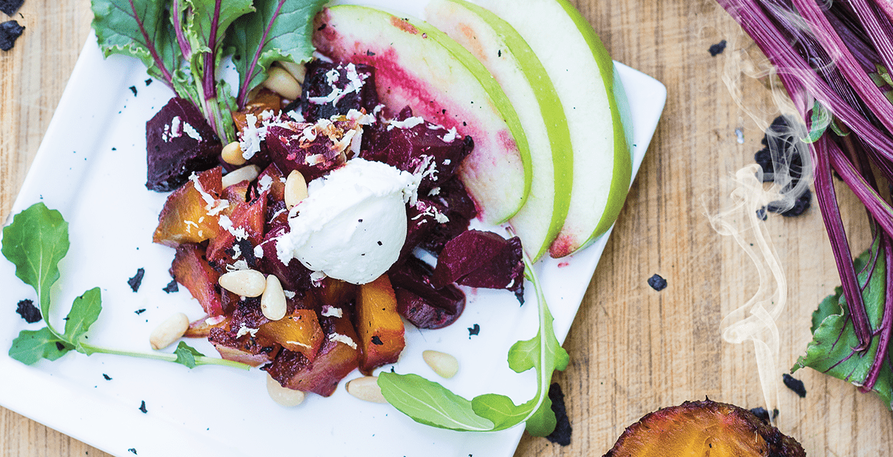 Charcoal-Cooked Veggies