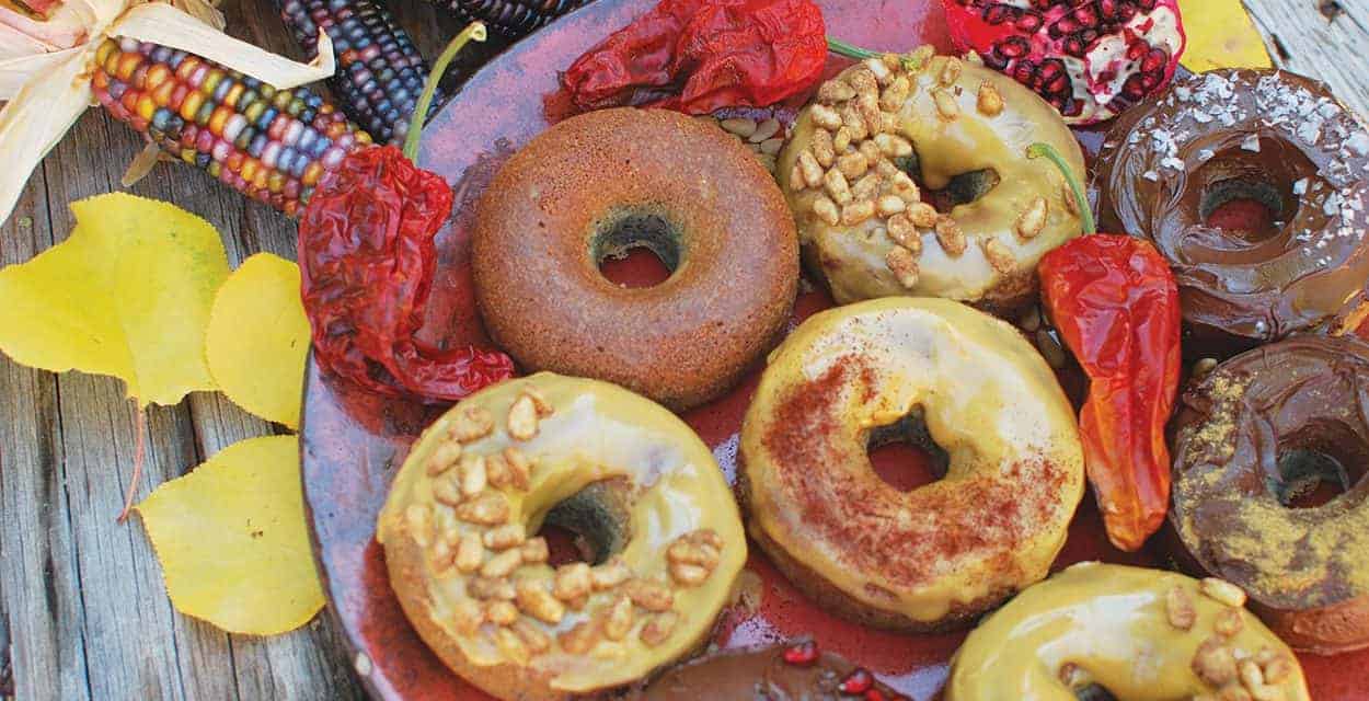 Blue Corn and Almond Flour Donuts