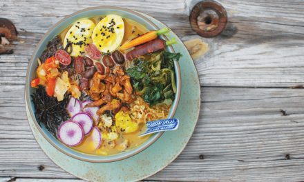 Seasonal Ramen Bowl with Miso Squash Broth