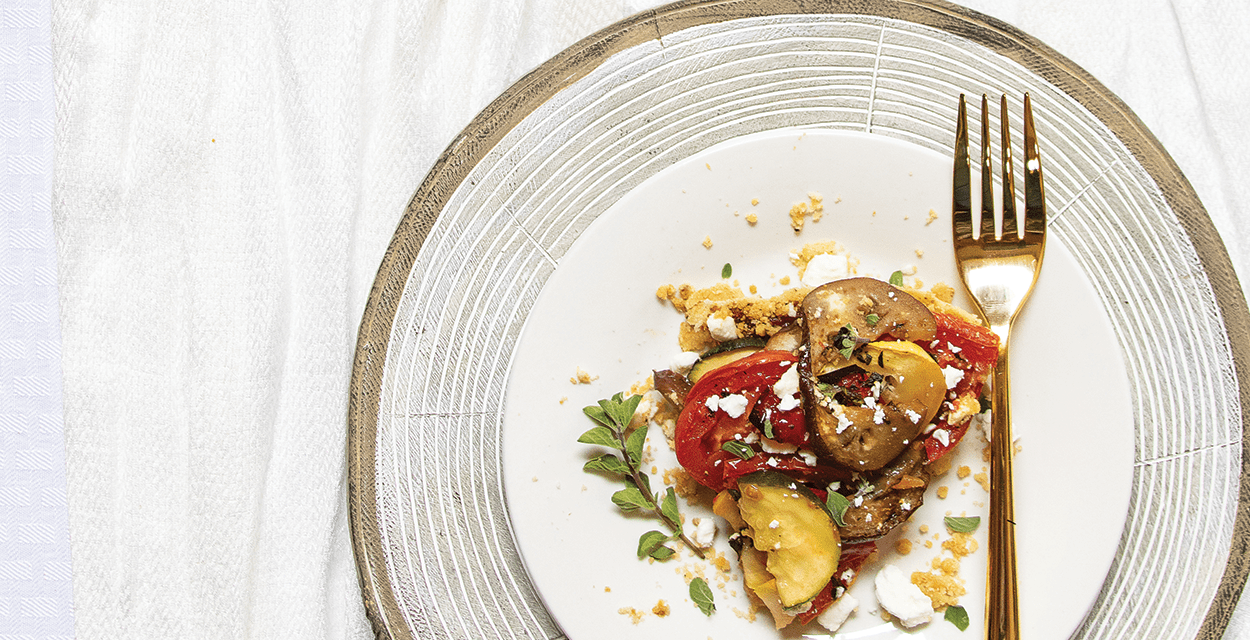 Ratatouille Tart with Tomato-Onion Jam