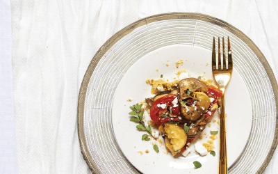 Ratatouille Tart with Tomato-Onion Jam