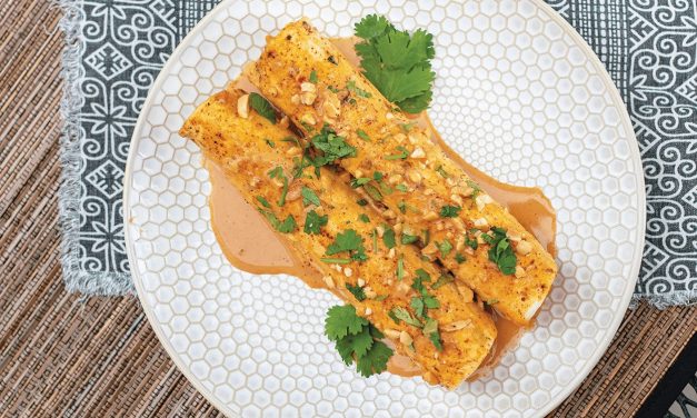 Laotian Chicken Enchiladas