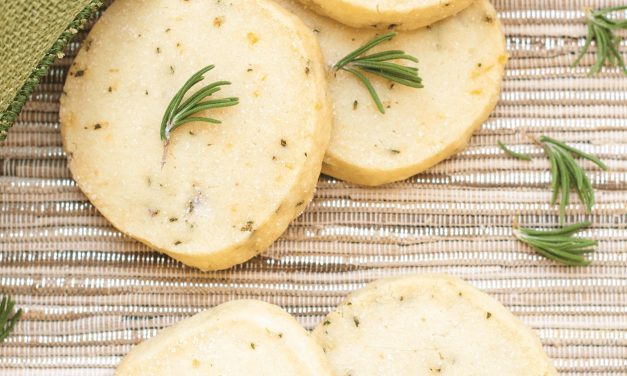 Rosemary  Shortbread Cookies