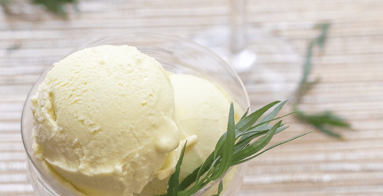 Tarragon and Mint Ice Cream