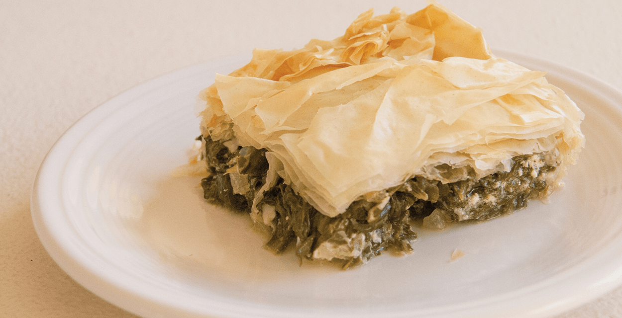 Sochan in Phyllo Dough