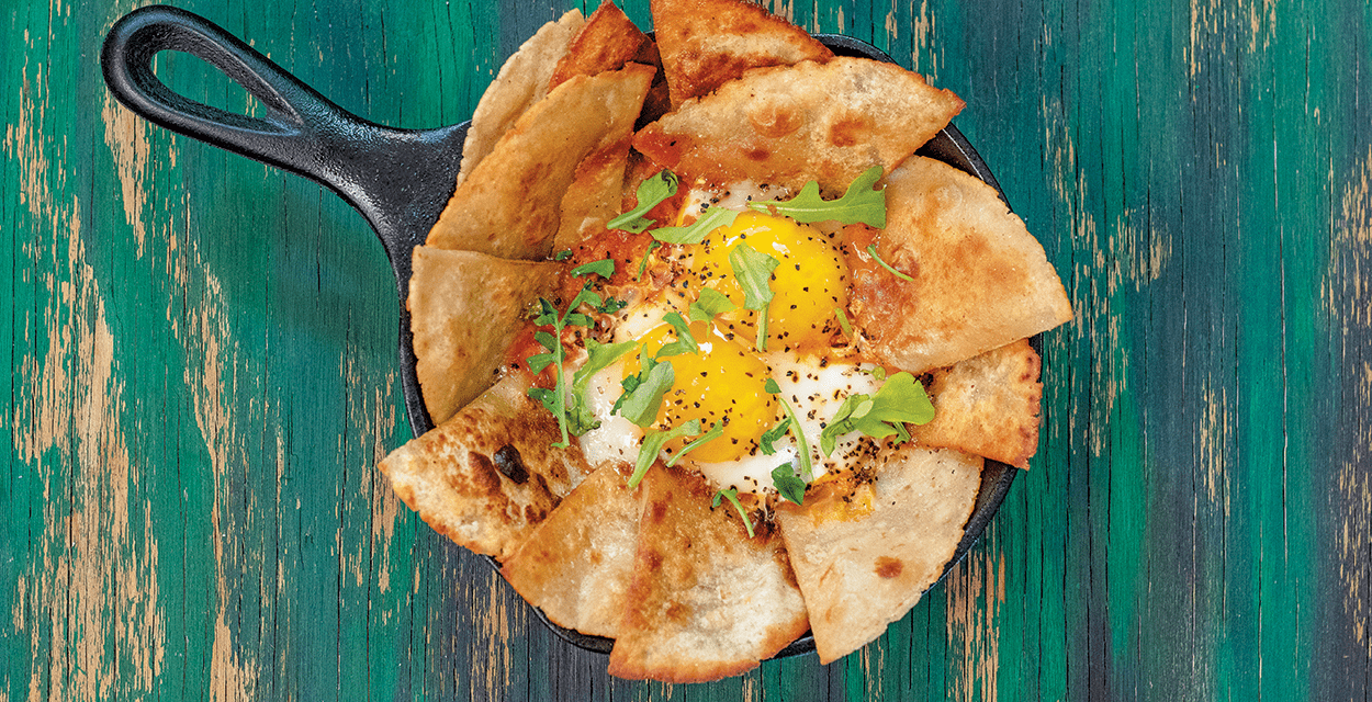 Cast-iron Chilaquiles