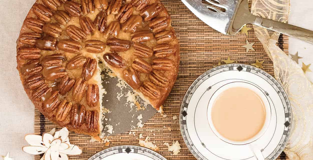 Pecan Upside Down Cake