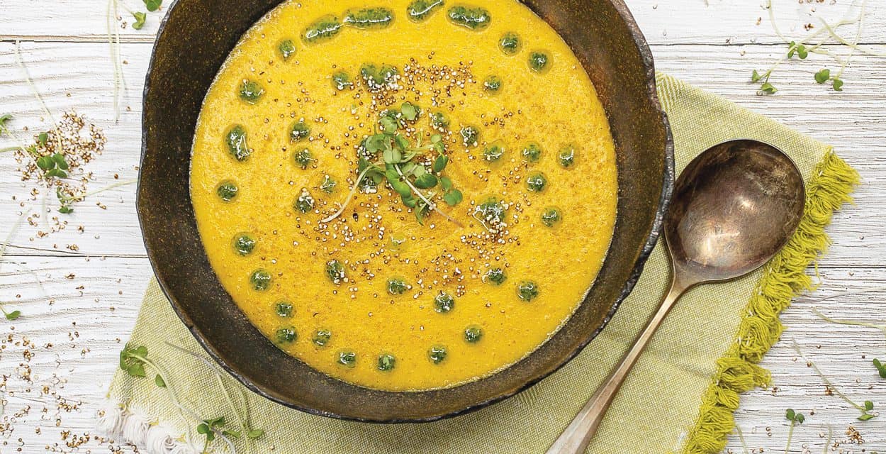 Roasted Carrot and Amaranth Polenta