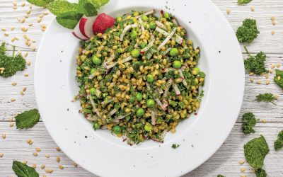 Springtime Wheat Berry Tabbouleh
