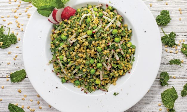 Springtime Wheat Berry Tabbouleh