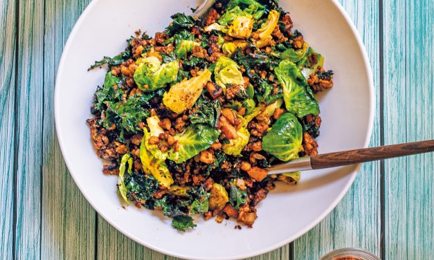 Sweet Potato Hash with Beef or Tempeh