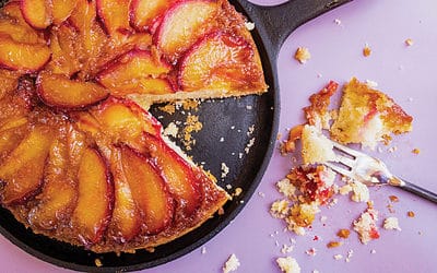 Stone Fruit Upside-Down Cake