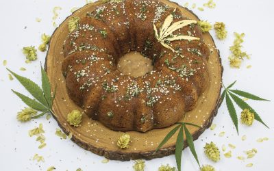Butternut Squash Bundt Cake with Lemon + Sage +  Hemp Glaze