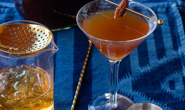 French Quarter Manhattan and DIY Praline Liqueur