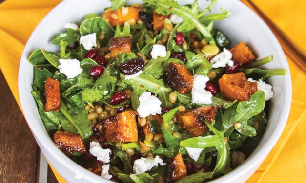 Miso-Roasted Butternut Squash and Harvest Salad