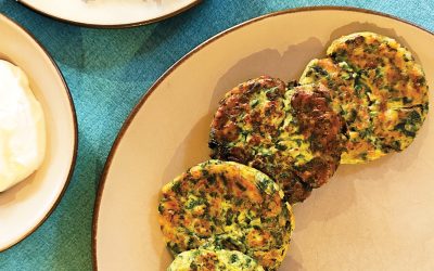 SPRING GREENS FRITTERS