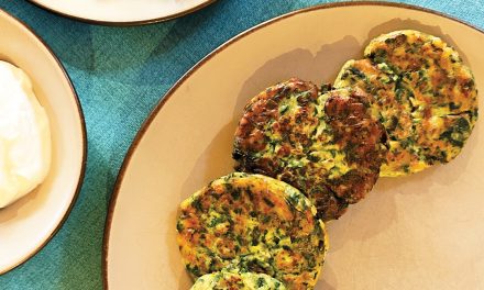 SPRING GREENS FRITTERS