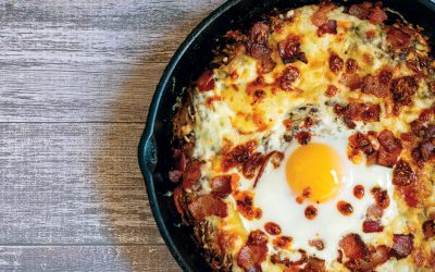Cabbage Carbonara Pizza