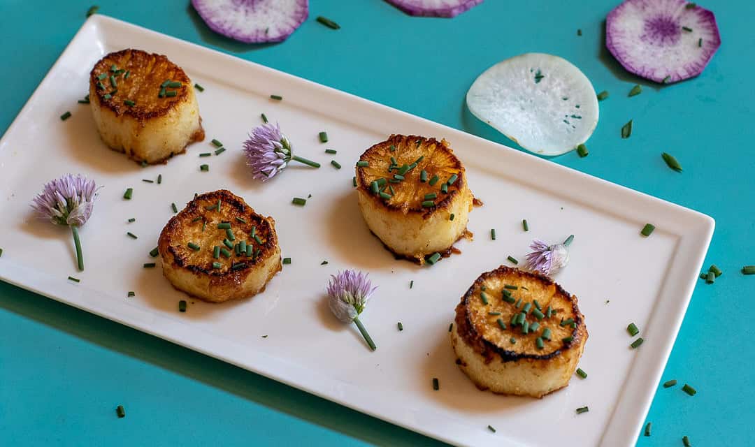 Daikon Radish “Steaks”