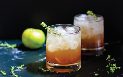 Apple and Formosa Oolong Syrup and Mocktail