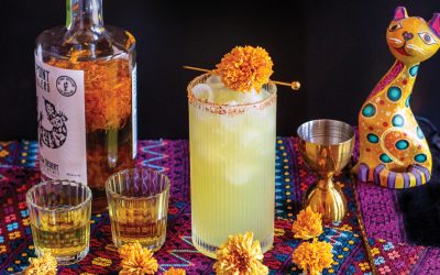 Marigold-Infused Tequila & Margarita