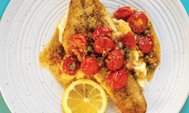 Rockfish with Caper and Tomato Pan Sauce