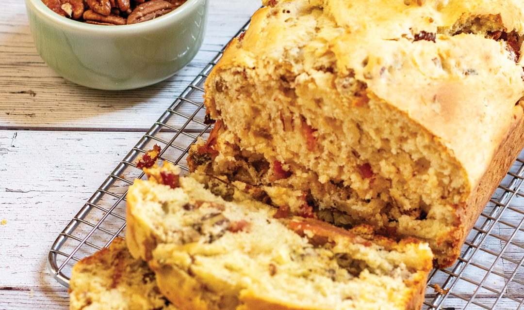 New Mexican Pecan Bacon Bread
