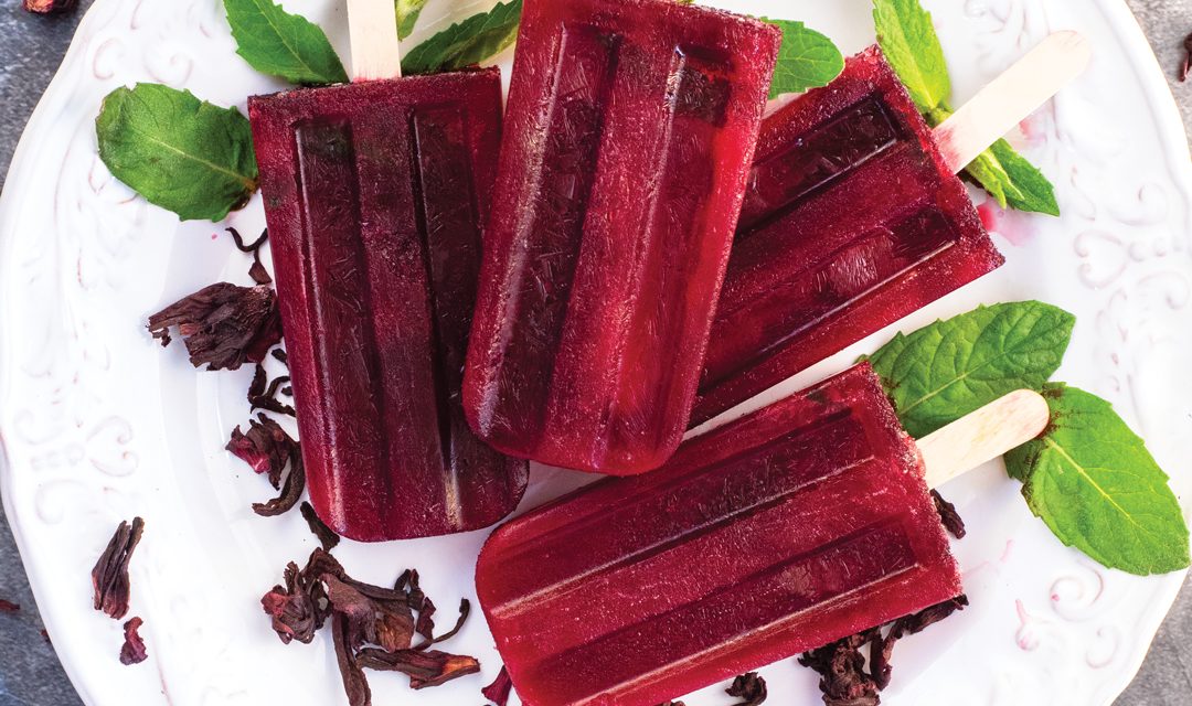Agua de Jamaica Paletas