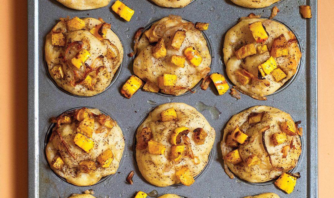 Sumac-Roasted Delicata Squash Focaccia