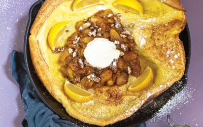 Pear and Pecan Dutch Baby