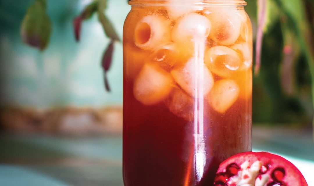 Pomegranate and Balsamic Shrub
