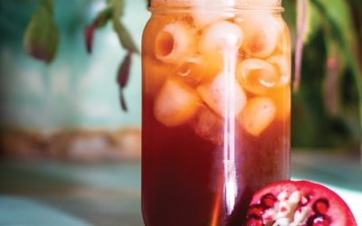 Pomegranate and Balsamic Shrub