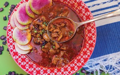 Blue Corn and Red Chile Posole